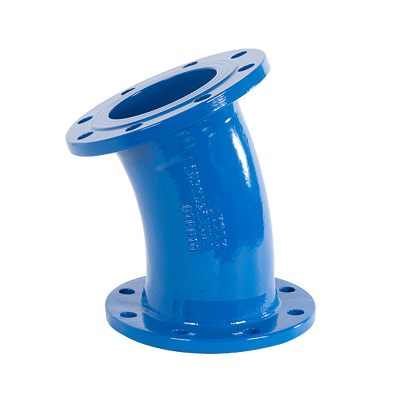 ISO2531 EN545 Ductile Iron Pipe Fitting Double Flange 11.25 Deg Bend