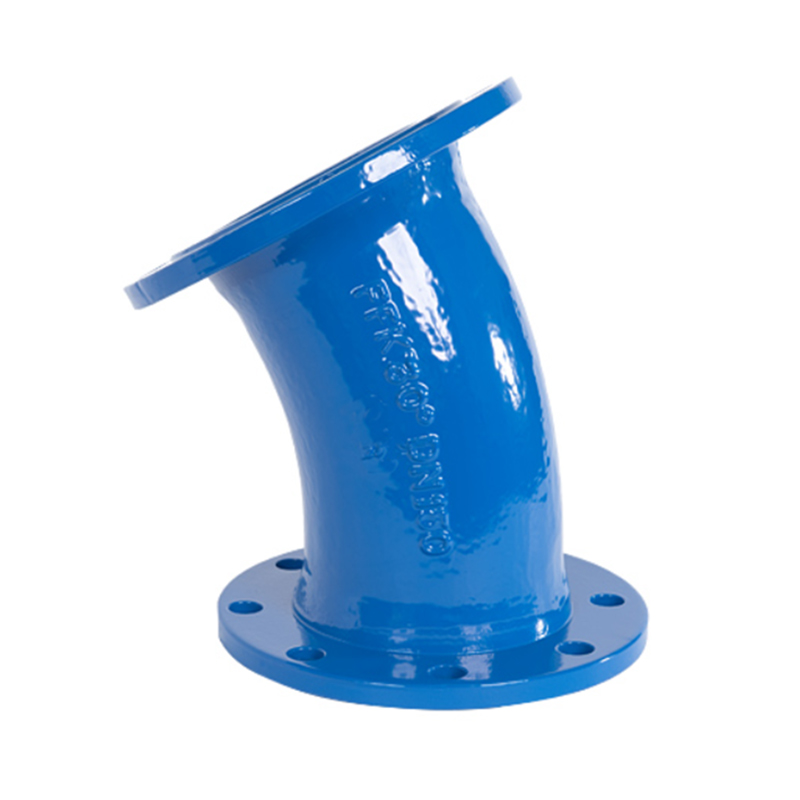 ISO2531 EN545 Ductile Iron Pipe Fitting Double Flange 11.25 Deg Bend