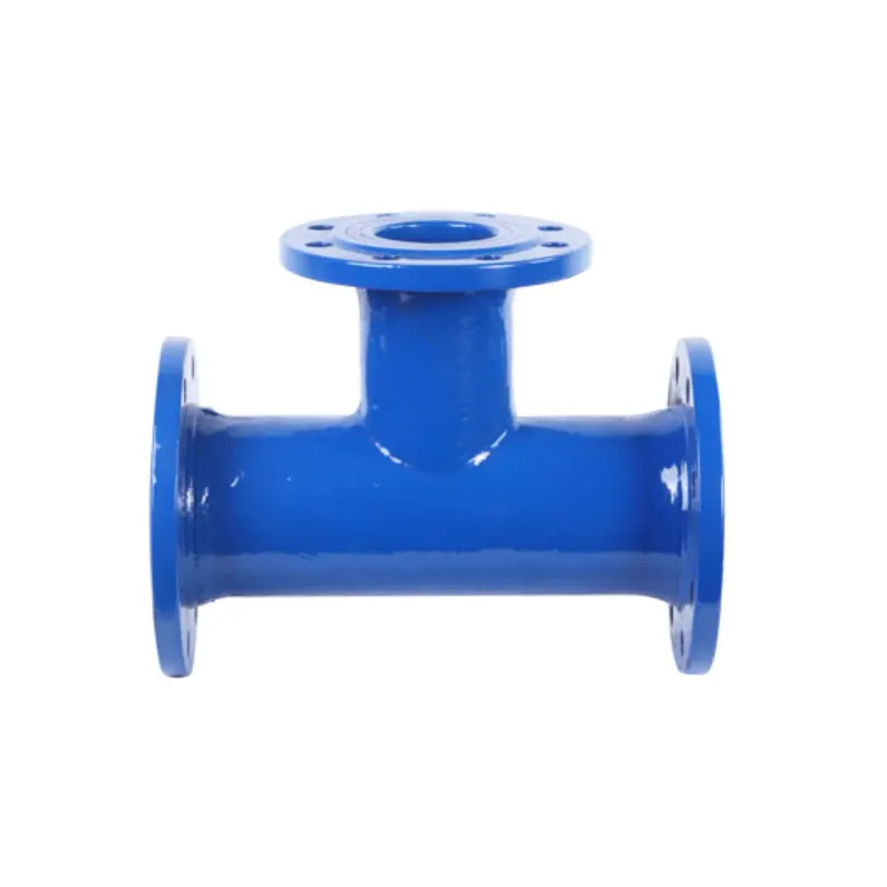 Ductile Iron Tee Elbow Flanged Pipe Fittings For Water Or Sewerage Pipeline Projects