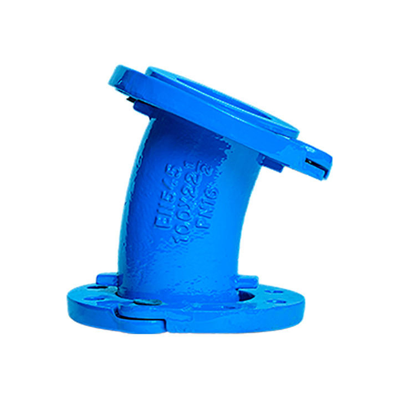 Ductile Iron 22.5 Degree Bend Loosing Flanged Pipe Fittings