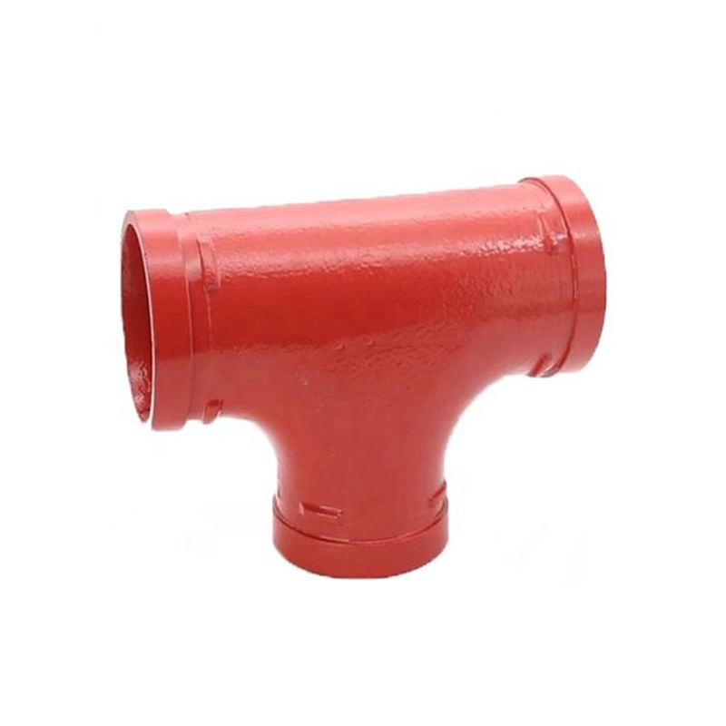 Ductile Iron ASTM A-536, Grade 65-45-12 Grooved Pipe Fitting Equal Tee