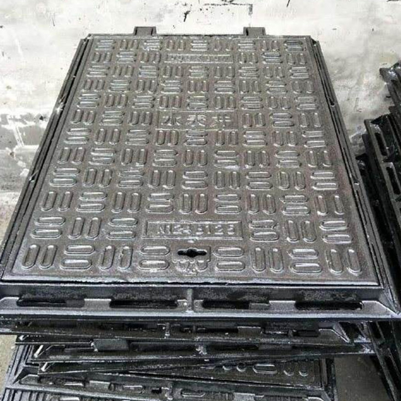 Round Square Rectangle Foundry Ductile Cast Iron Manhole Cover Road Facilities