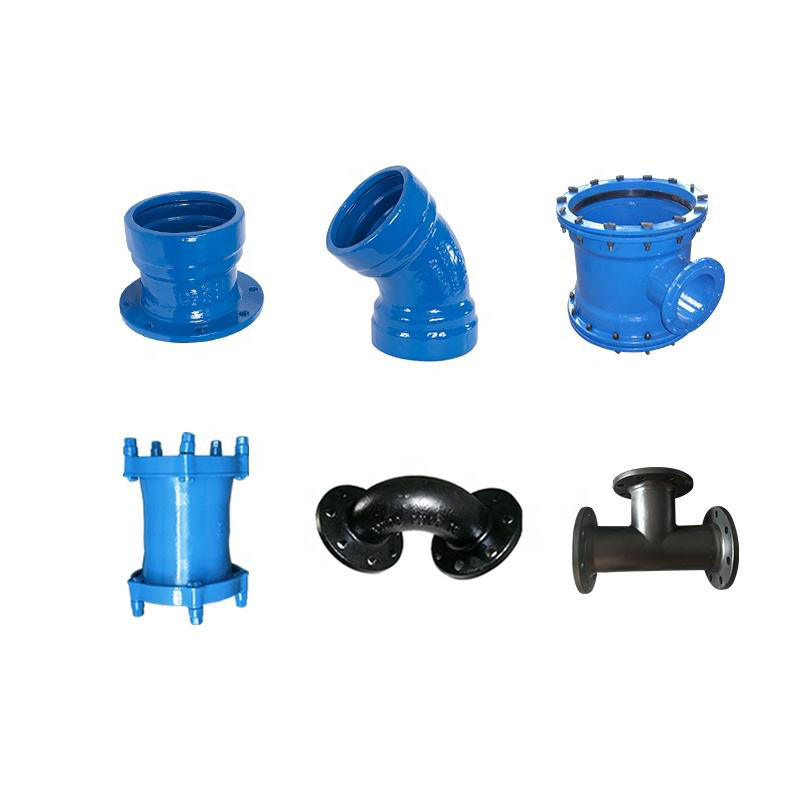 ISO2531 EN545 Ductile Iron Pipe Fitting Double Flange 22.5 Deg Bend