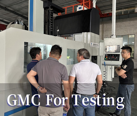 European customer inspection of GMC2017 gantry milling machine