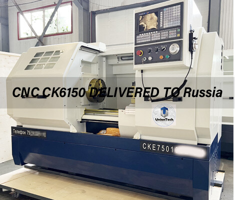 CNC CK6150 cnc lathe machine automatic delivered to Russia