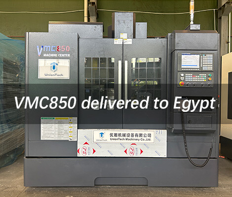 VMC850 4 axis cnc milling machine delivered to Egypt