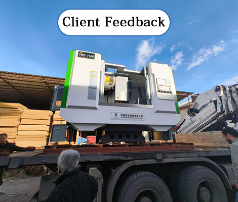 Client feedback-VMC1160 cnc milling machine with GSK controller