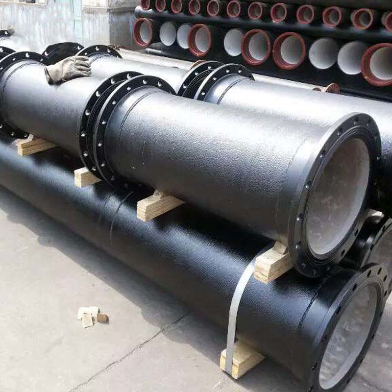 Water Supply Structure Round K9 Class Weld Flanged Ductile Iron Double Flange Pipe