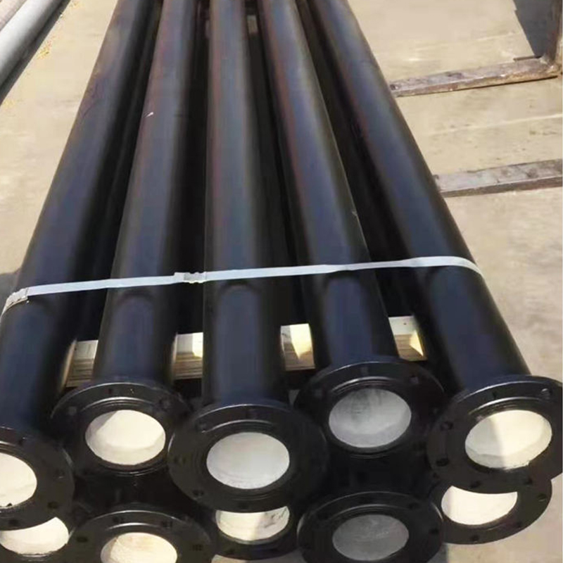 Iso2531 En545 Ductile Iron Double Welding Flange Pipe With Double Fange