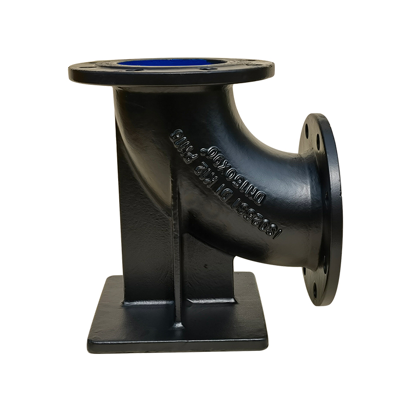 Ductile Iron Flanged Fitting 90 Degree Double Flanged Duckfoot Bend