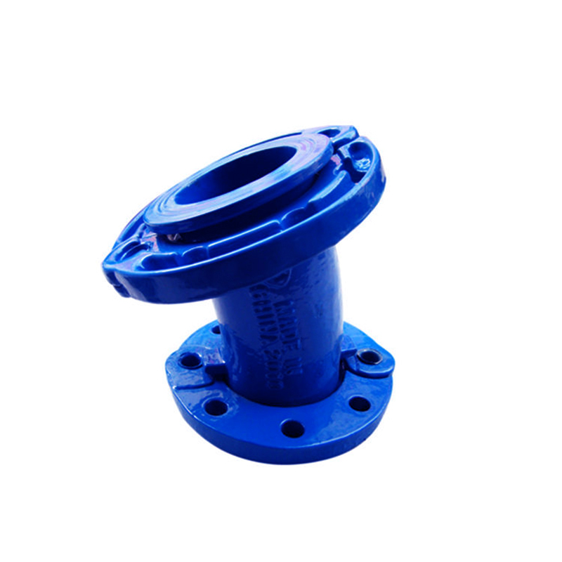 EN545 Ductile Iron Pipe Fittings Loosing Flanged 22.5 degree Bend