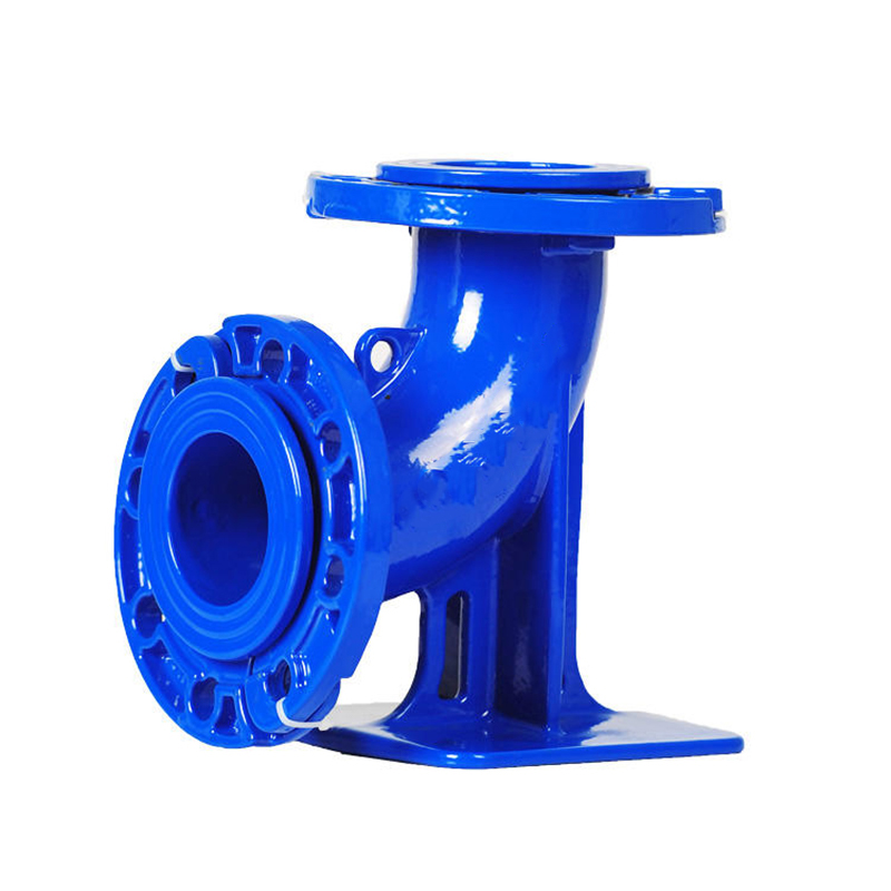 Ductile Iron Loose Flange Pipe Fitting Double Loosing Flanged Duckfoot Bend