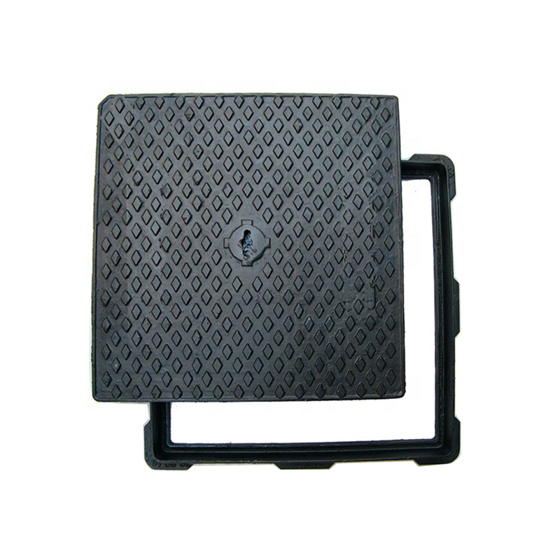 Road Safety En124 Access Cover D400 Square Ductile Cast Iron Manhole Cover