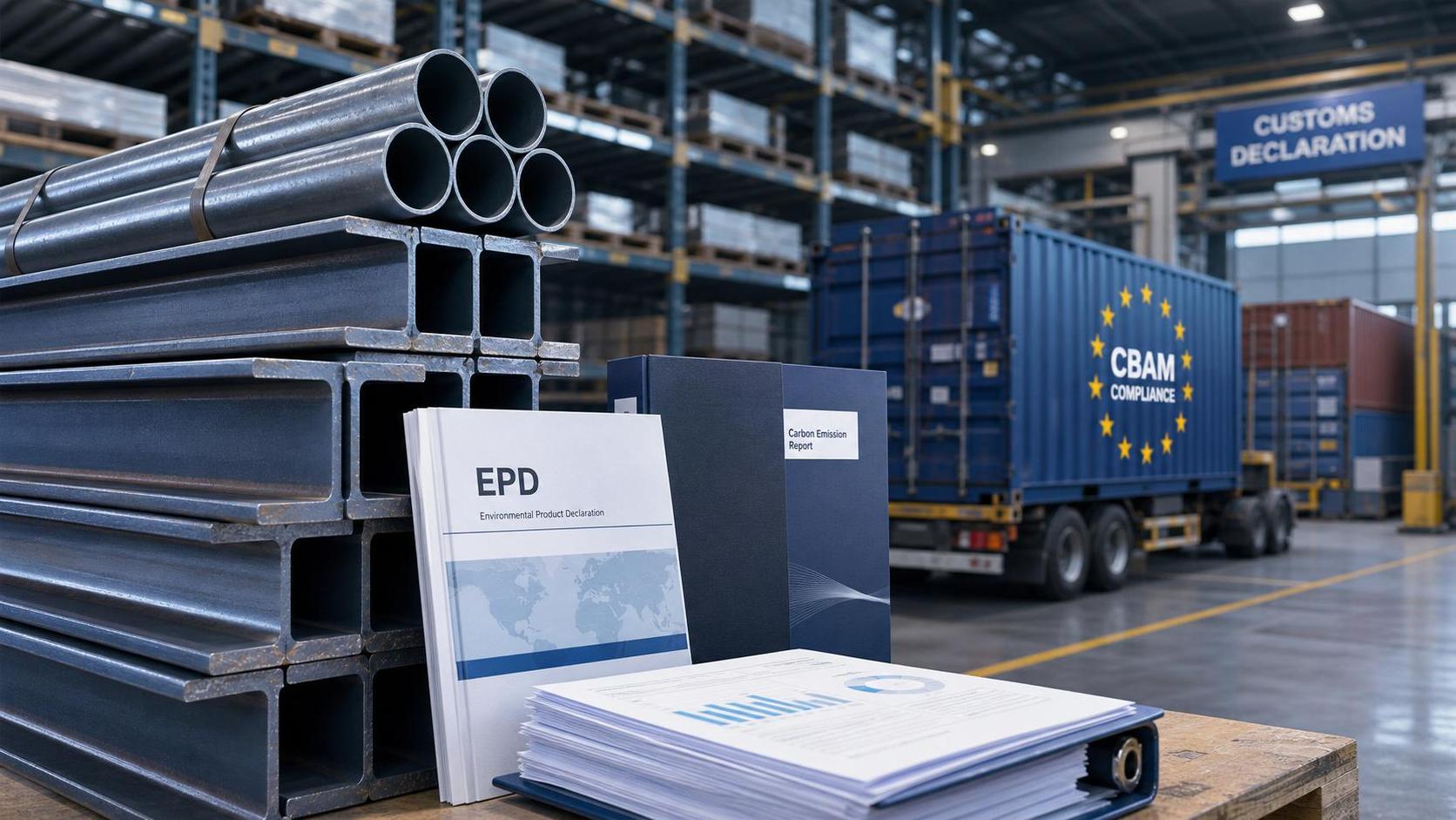EU CBAM Steel Rules Start July 1 With EPD Filing EU CBAM Steel Rules Start July 1 With EPD Filing