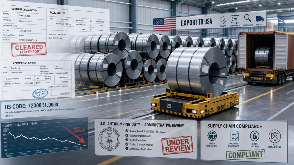 US Starts AD Sunset Review on China Hot-Rolled Strip