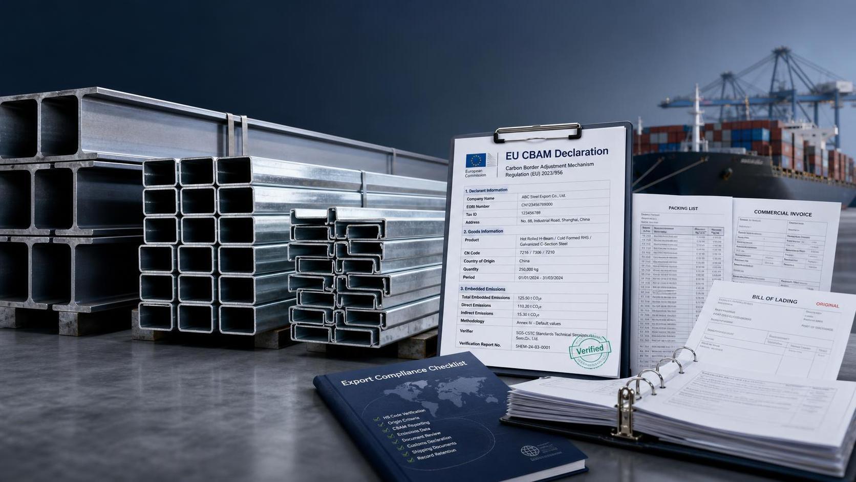 EU CBAM Filing Opens for Steel Profiles Exported from China