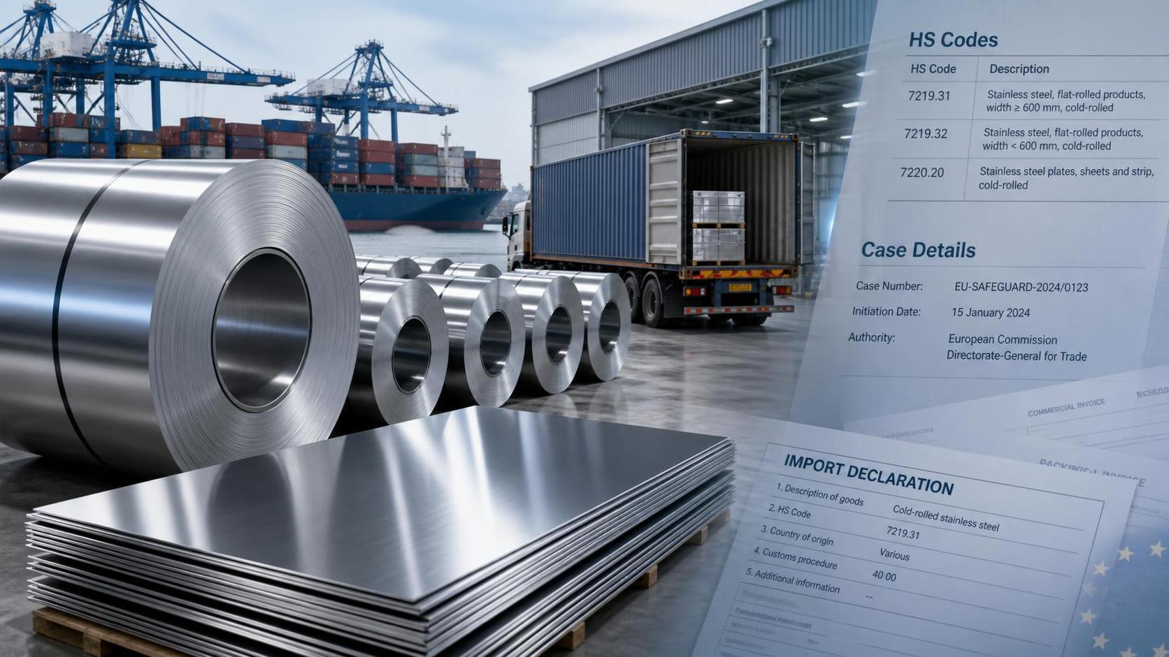 EU Launches Countervailing Probe into Chinese Cold-Rolled Stainless Steel Coils