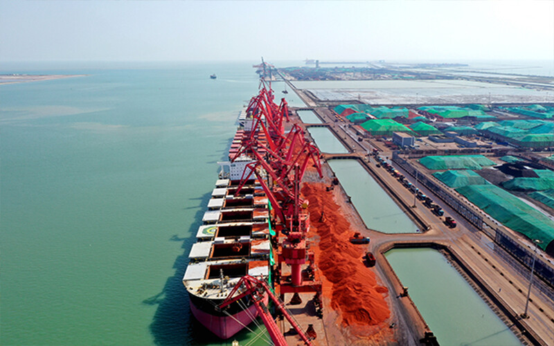 The throughput of the logistics company hit a record high, surpassing the total volume of last year