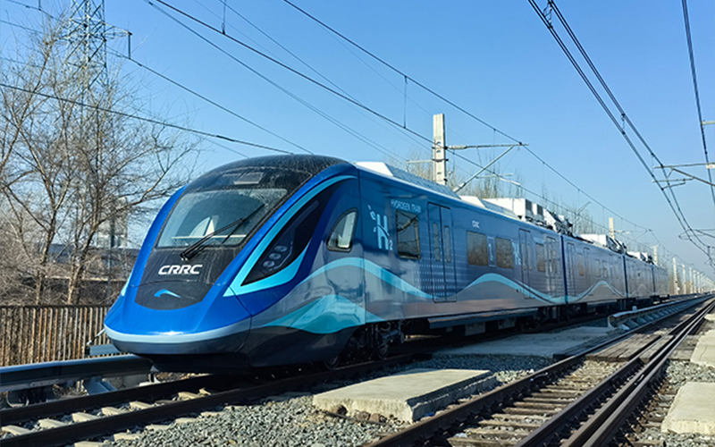 Our company’s wheels help my country’s first hydrogen energy urban train trial run