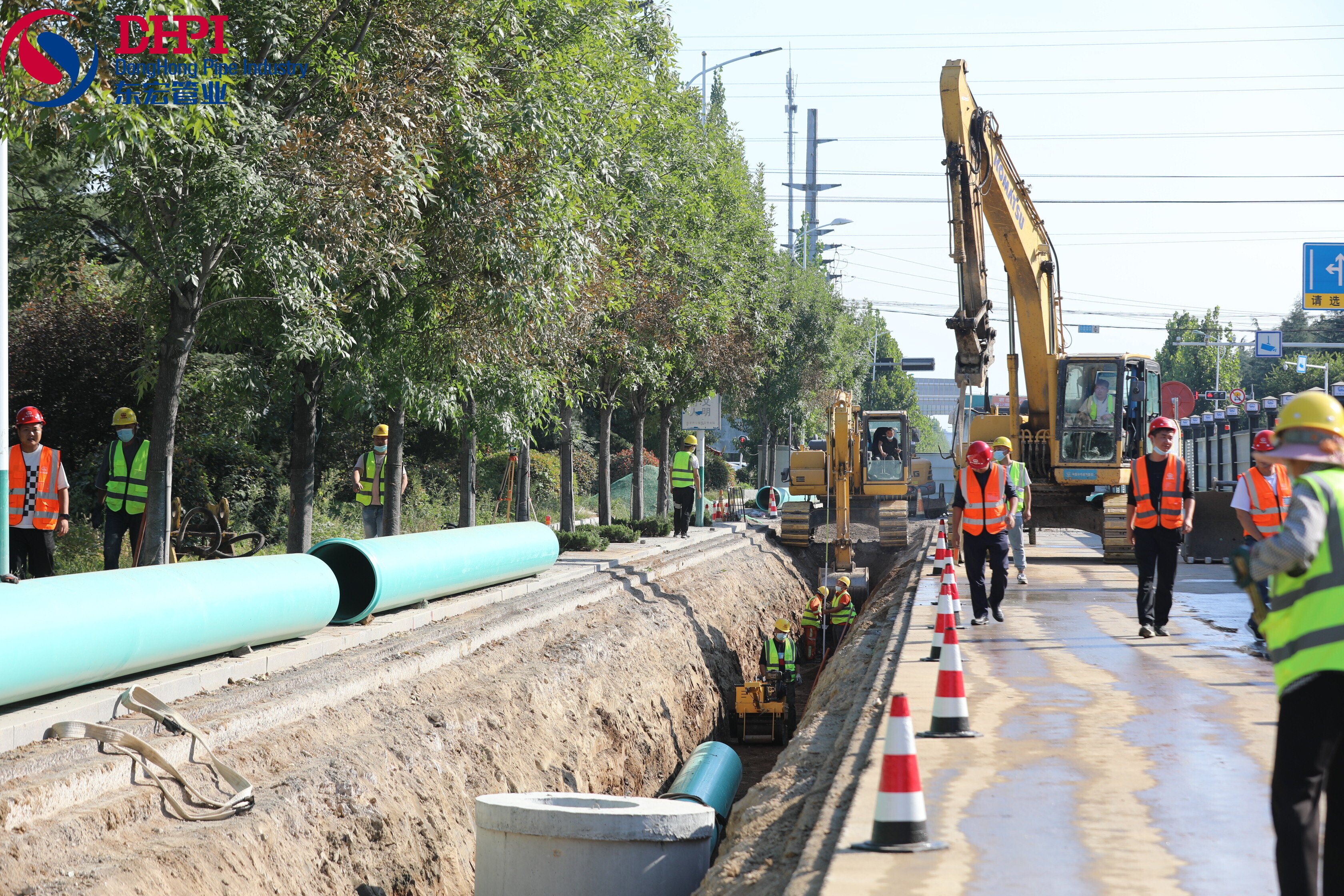 Qufu rain and sewage diversion pipeline construction project