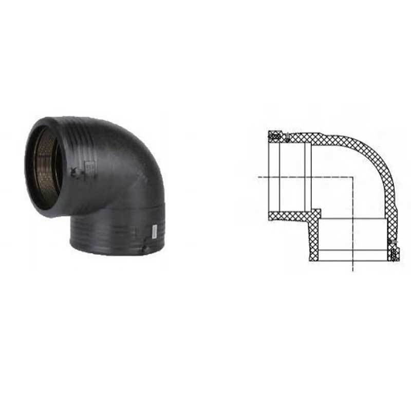 Electric fusion elbow(90°) 