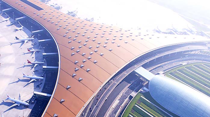 Capital airport terminal integrated pipe network project