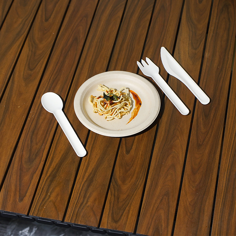 Knife, fork and spoon