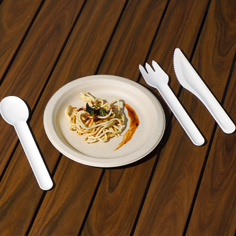 Knife, fork and spoon