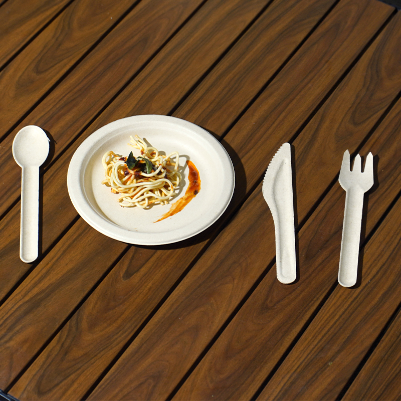 Knife, fork and spoon