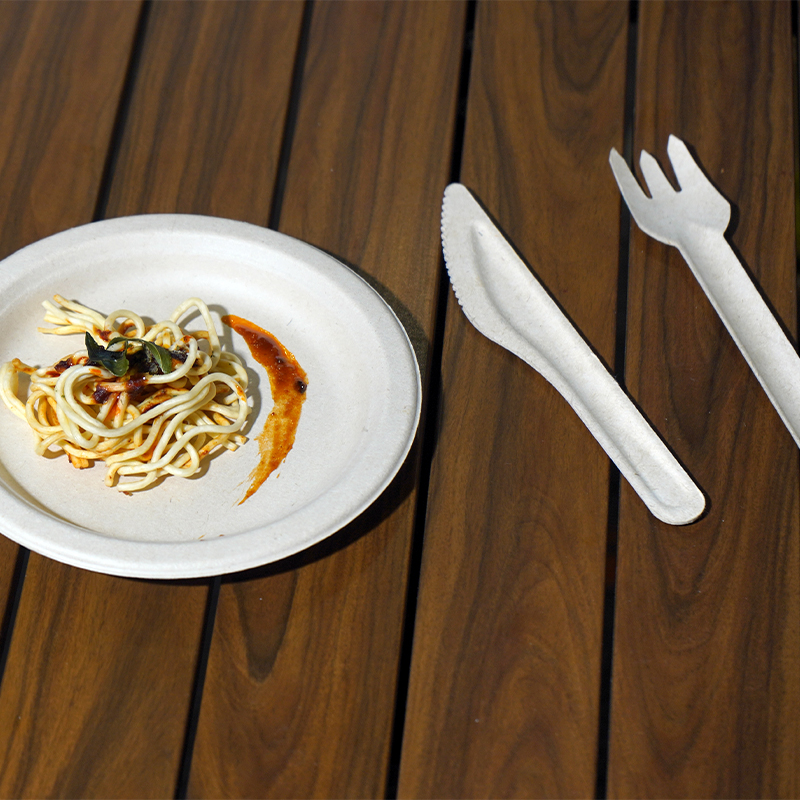 Knife, fork and spoon