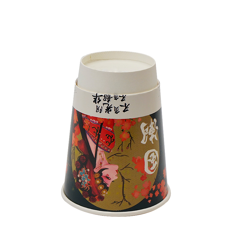 Double layer paper cup