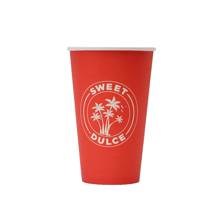 Single layer paper cup