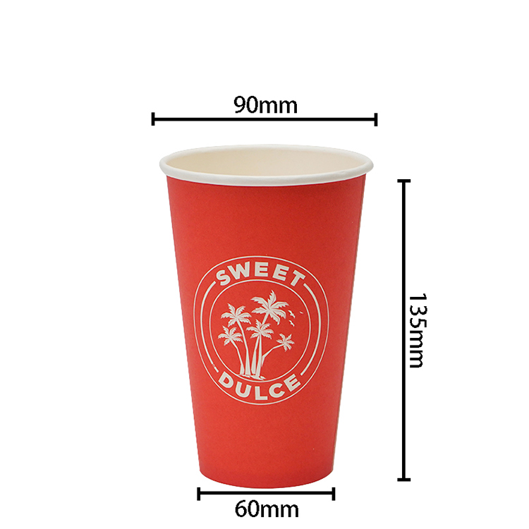 Single layer paper cup