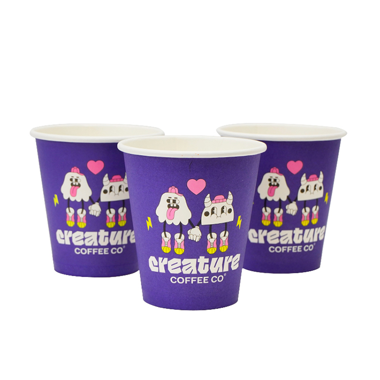 Single layer paper cup