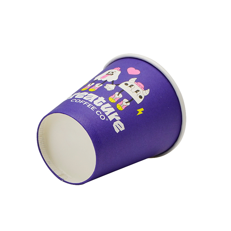 Single layer paper cup