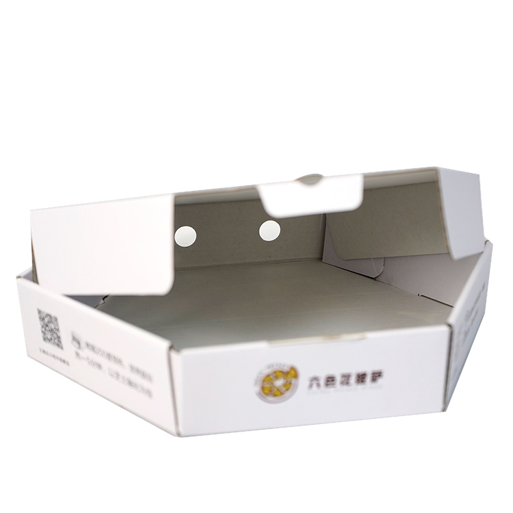 Pizza box (matte film, regular hexagon)