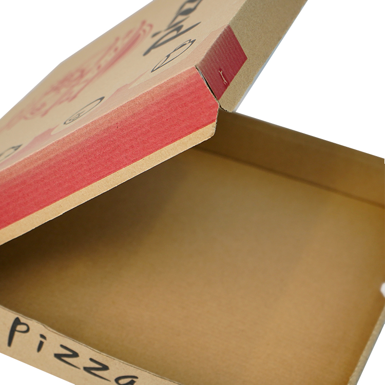 Pizza box (kraft paper, square)