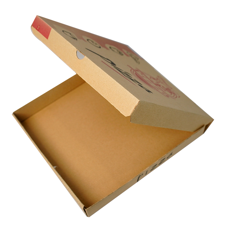Pizza box (kraft paper, square)