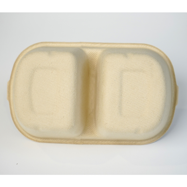 double compartment salad box