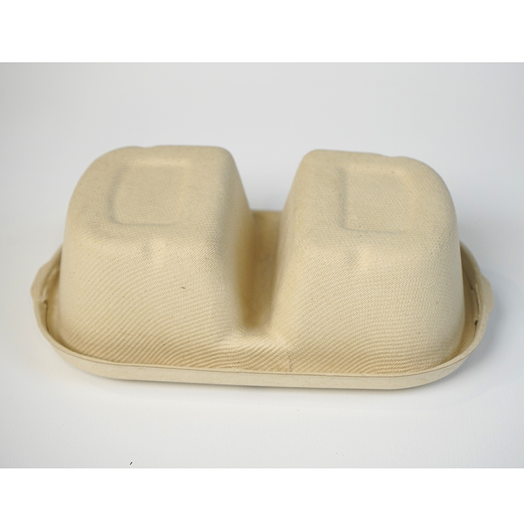 double compartment salad box