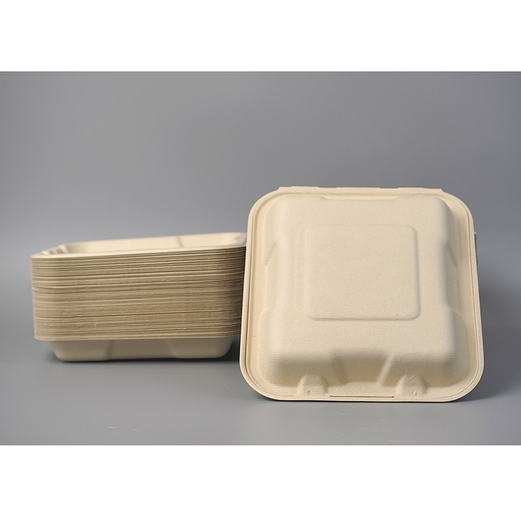 Natural color three-compartment lock box