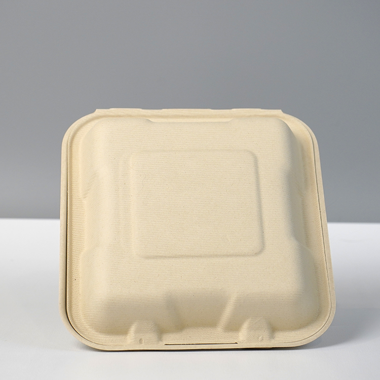 Natural color three-compartment lock box