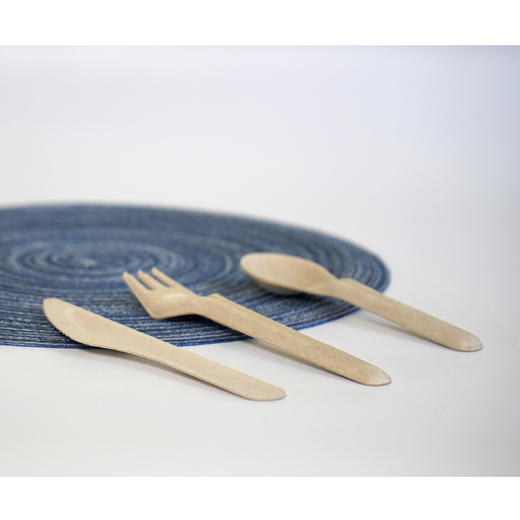 Knife, fork and spoon