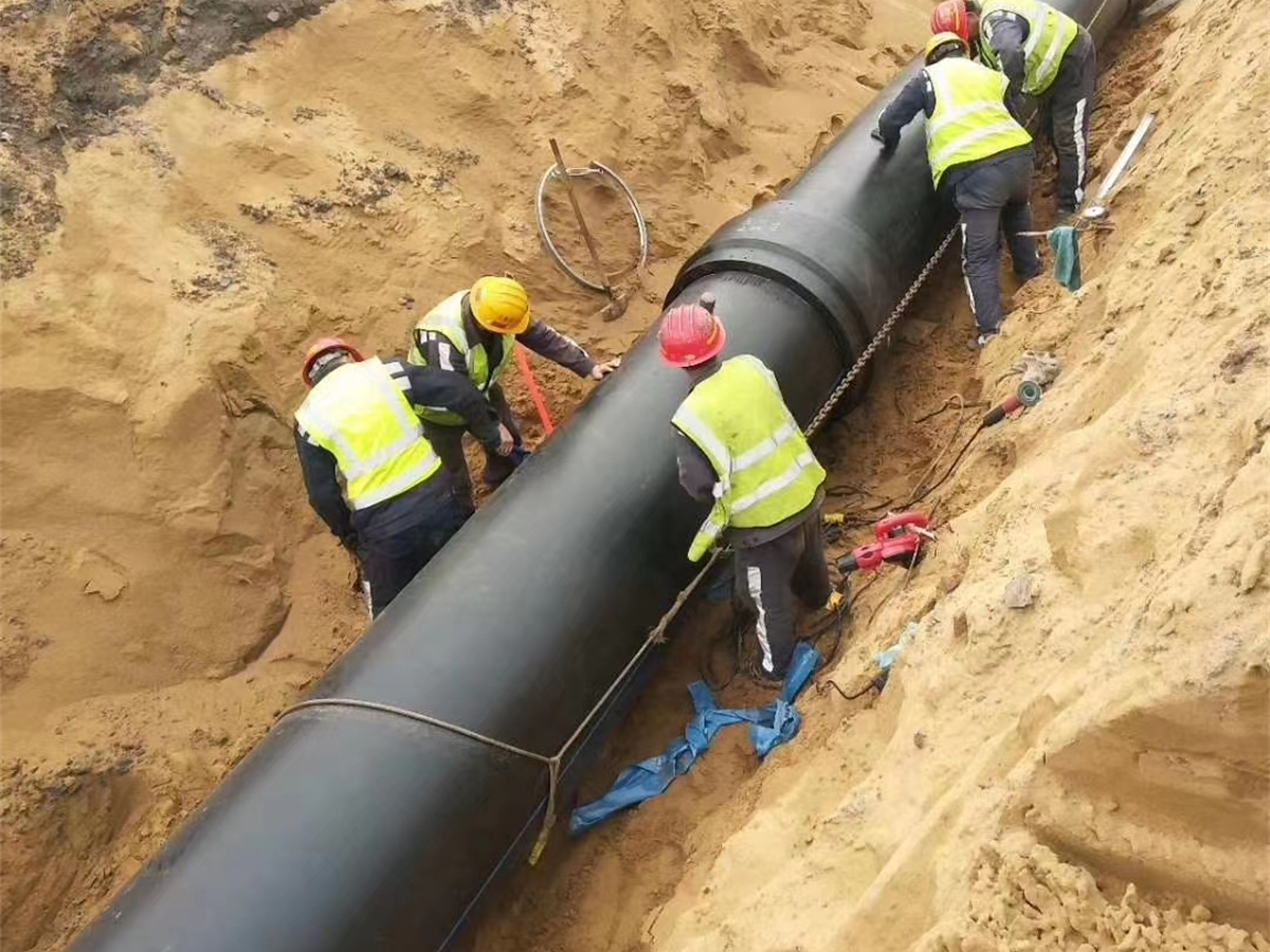 HDPE water pipeline serves the rural areas in China