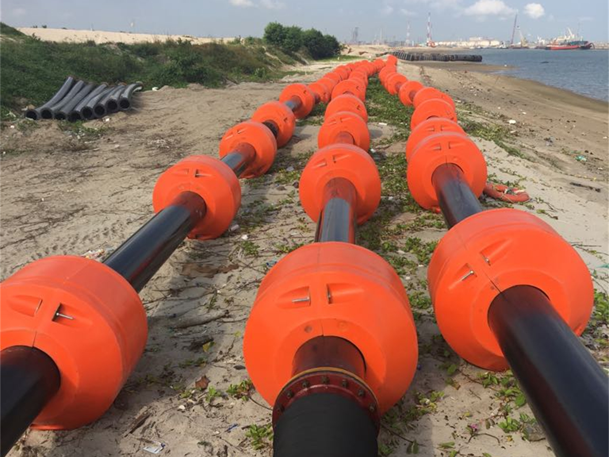HDPE dredge pipes for Singapore dredging projects