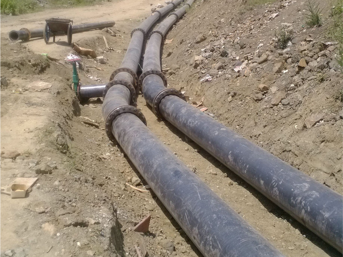 UHMWPE Mine Tailing Discahrging Project in Zijin Gold Mine in China