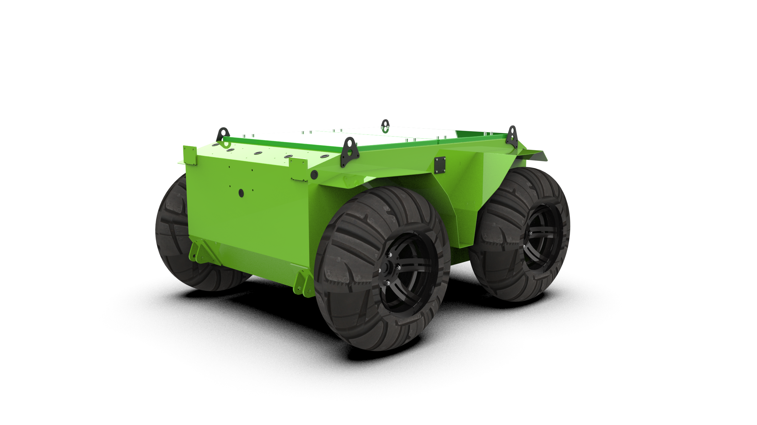 WK-23 Four-wheel drive differential steering robot chassis