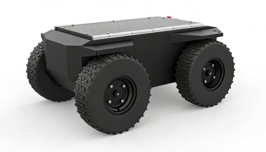WK-22 Four-wheel drive differential steering machine chassis