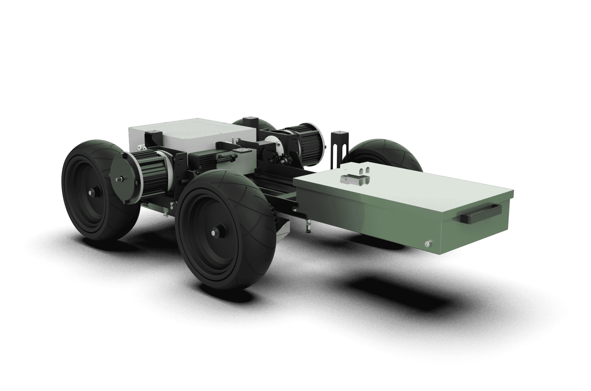 WK-20 Four-Wheel Drive Differential Steering Robot Chassis