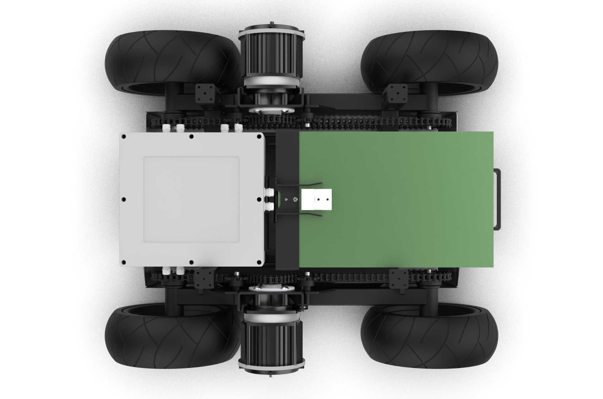 WK-20 Four-Wheel Drive Differential Steering Robot Chassis